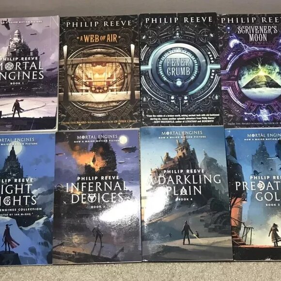 Mortal Engines Philip Reeve 8 Book Collection Box Set Scholastic Science Fiction - Picture 2 of 6
